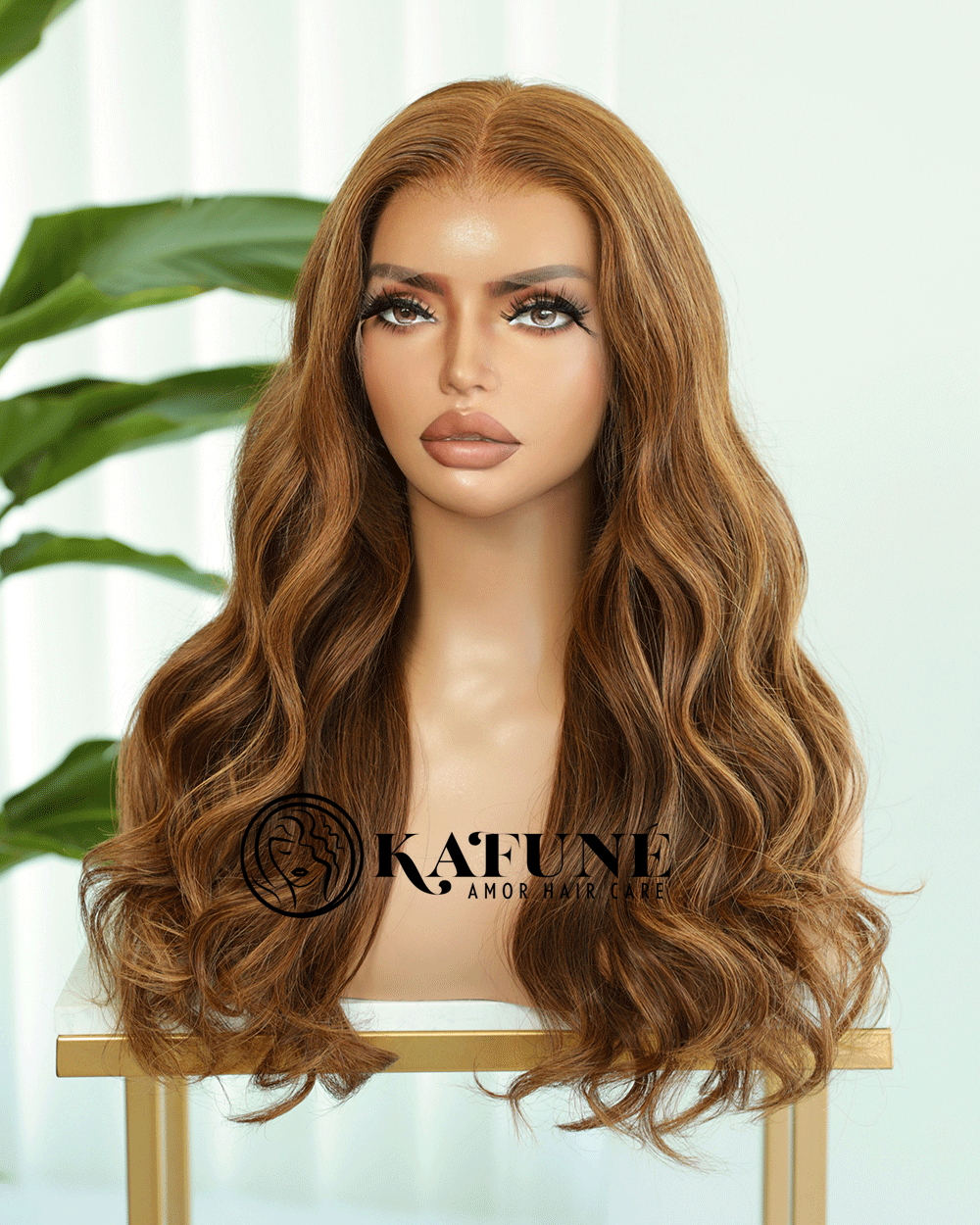 18" Inch HD Lace Brunette Color Natural Hairline Density 180% Human Virgin Hair