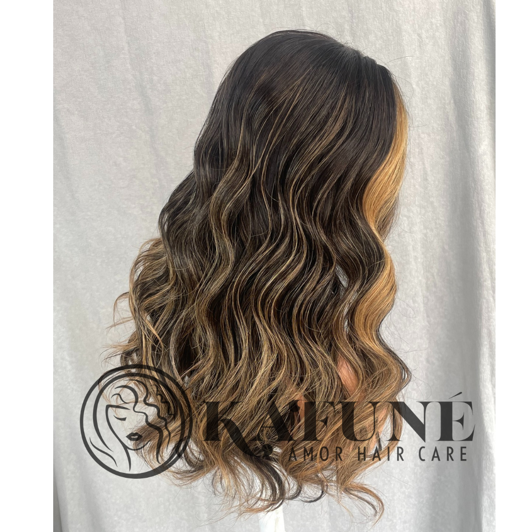 LaTasha 16" HD Lace 13x6 Ombre Hair Lace Front Wigs 100% Human Virgin Hair