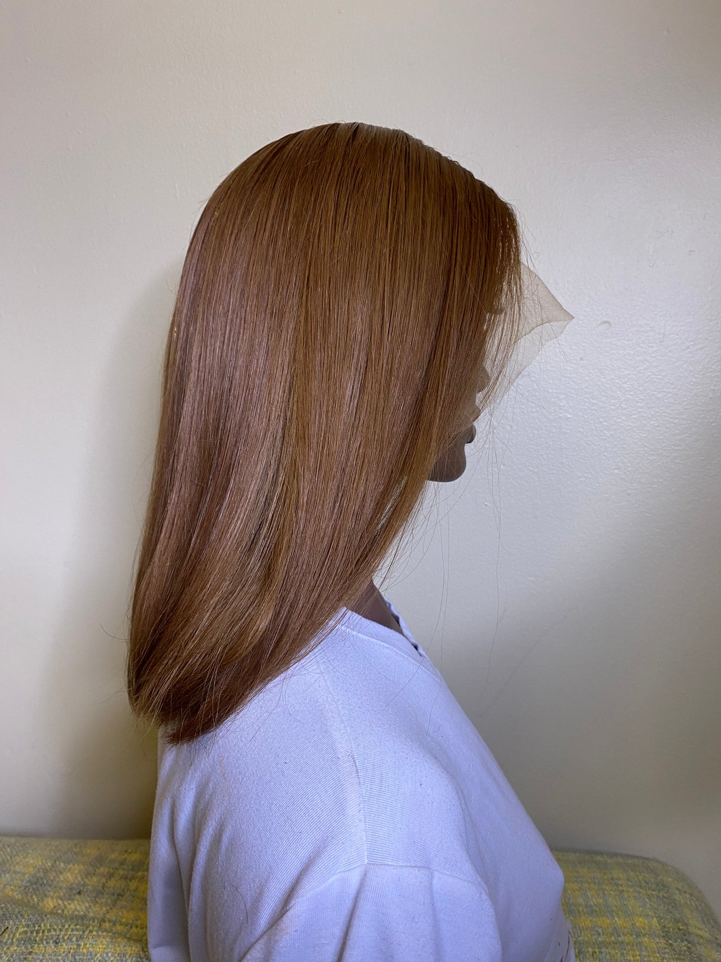 14" 13x6 Brit Bob Lace Front Wig Human Virgin Hair