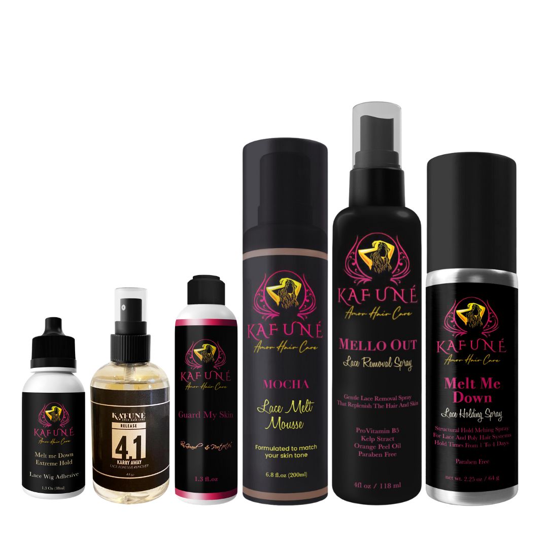 4 Step Lace Wig System- Waterproof Starter Kit (small) - Kafuné hair (Growing Upscale Hair LLC)