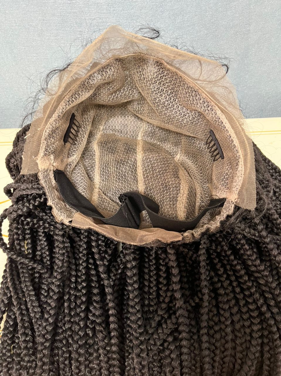Patra Full Synthetic Box Braid Lace Wig Next Day Shipping