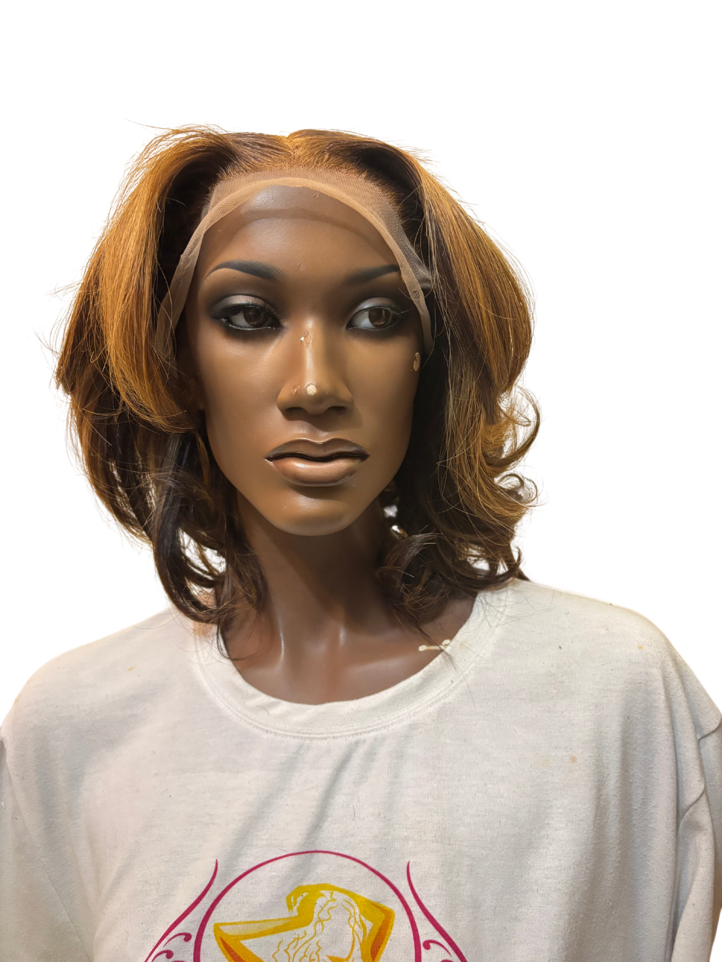 Custom colored & Cut 10" Donna 13*4 Transparent Lace Bob Wig Front Wig