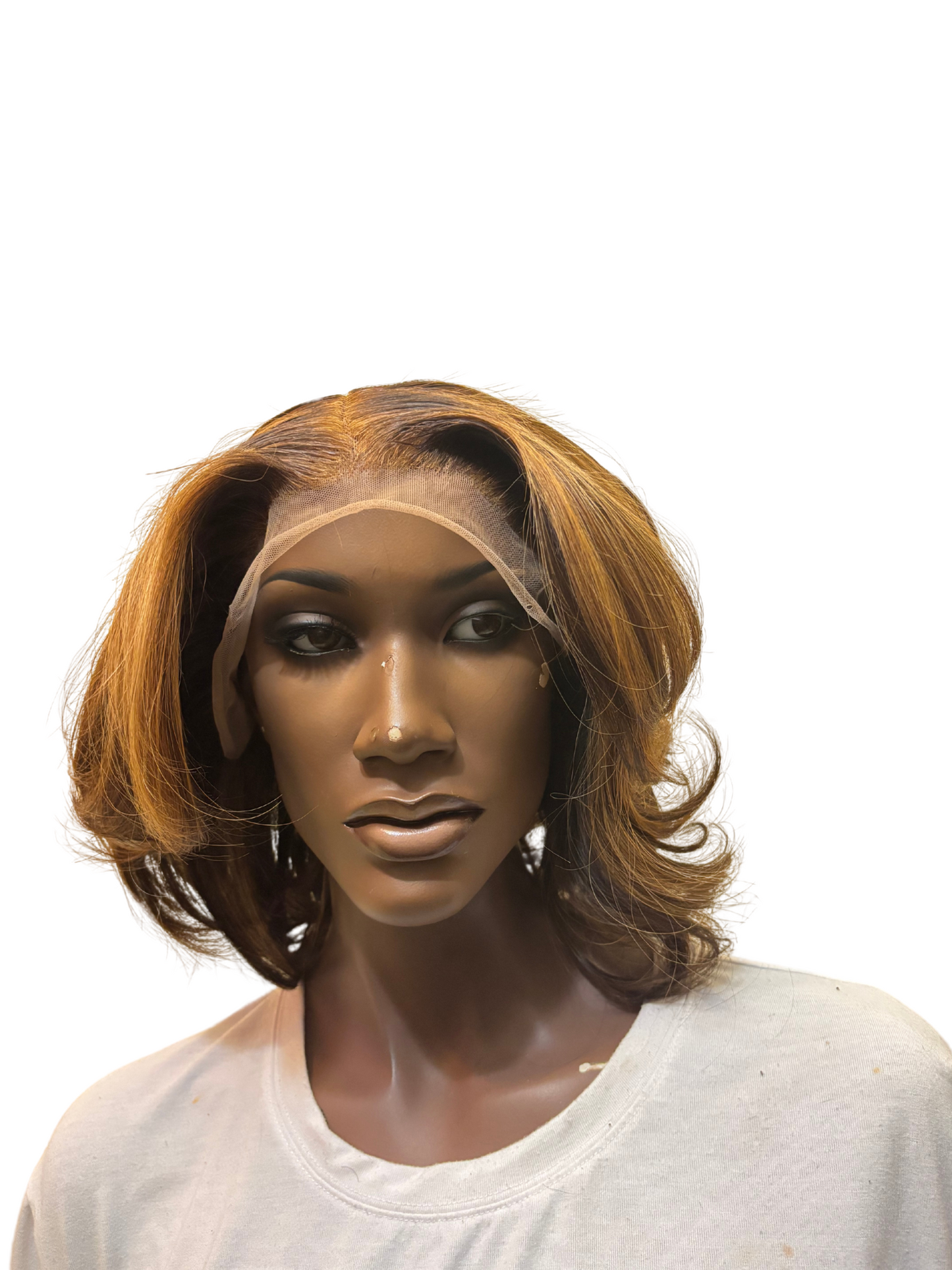 Custom colored & Cut 10" Donna 13*4 Transparent Lace Bob Wig Front Wig