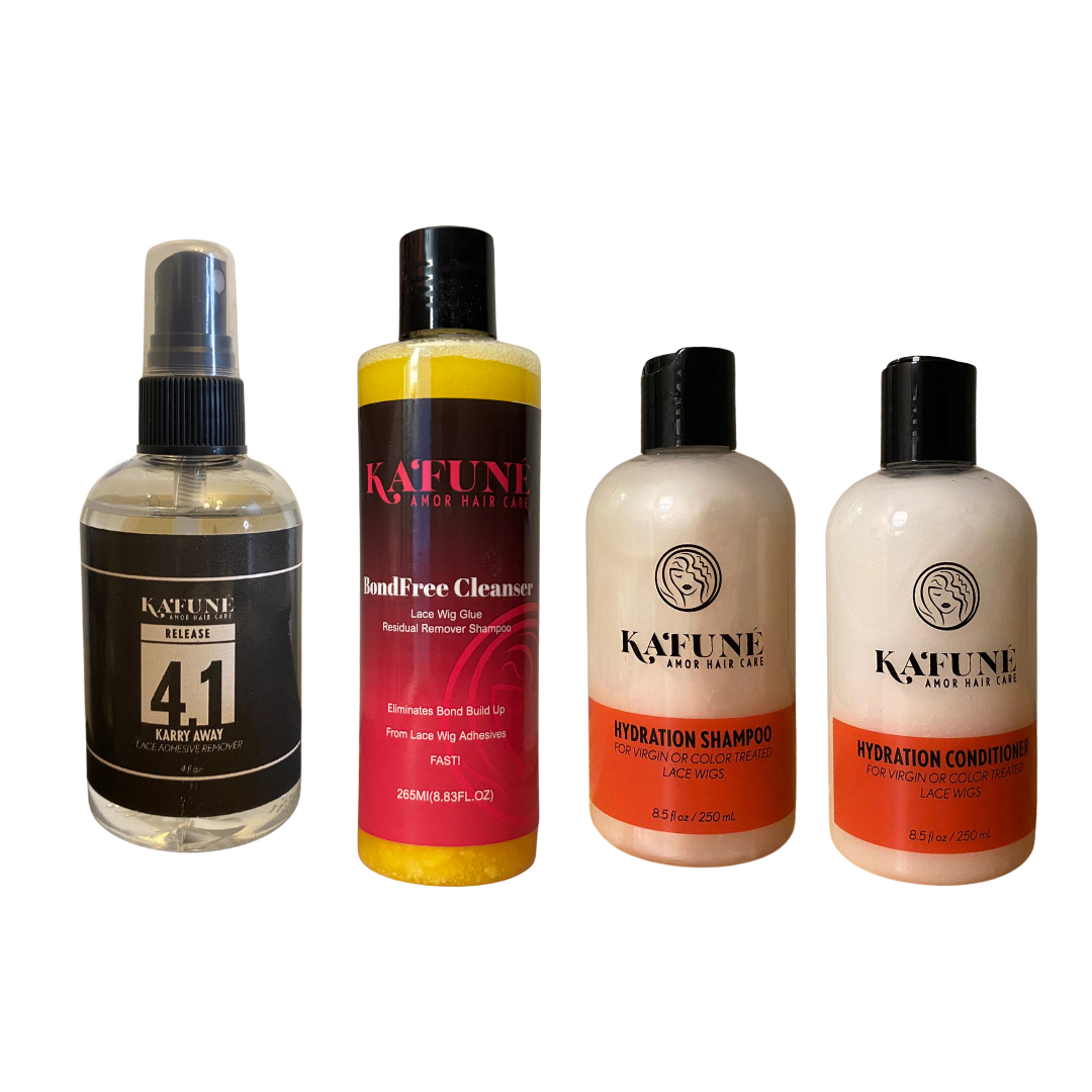 The Take Down Bundle- Karry Away Remover, Adhesive Remover Shampoo, Karry Away Remover, Shampoo & Conditioner