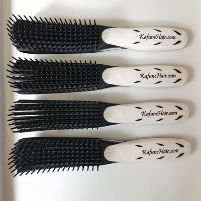 wet afro detangler comb hair straightening comb detangling hair brush - Available Next Business Day Shipping - Kafuné hair (Growing Upscale Hair LLC)