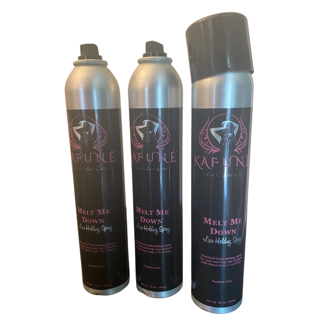 Clearance -MISSING CAP Melt Me Down Spray 10 oz bottles - Kafuné hair (Growing Upscale Hair LLC)