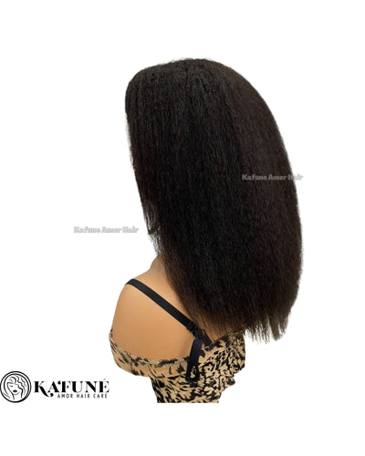 14" Taraji 13*4 Lace Front Wig With Curly Baby hair 150% Density - Kafuné hair (Growing Upscale Hair LLC)