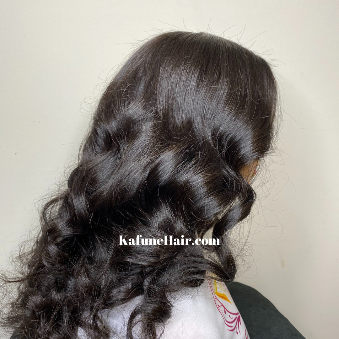16" Extra Deep Lace Front Wig SMALL CAP High Quality Virgin Cambodian Body wave hair - Next Day Shipping Available - Kafuné hair (Growing Upscale Hair LLC)