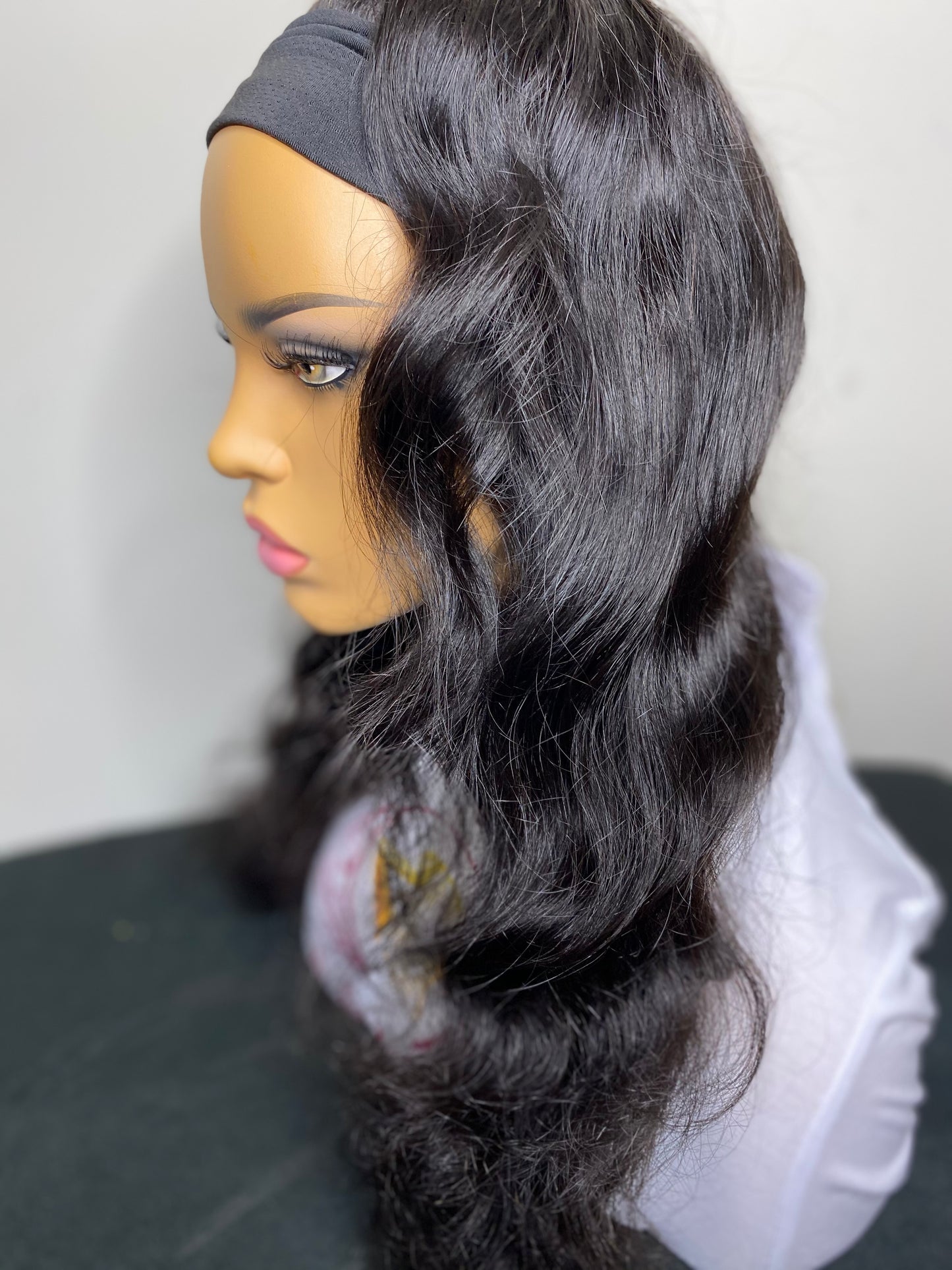 18” Deep wave headband Wig medium Cap Size- Next Day Shipping - Kafuné hair (Growing Upscale Hair LLC)