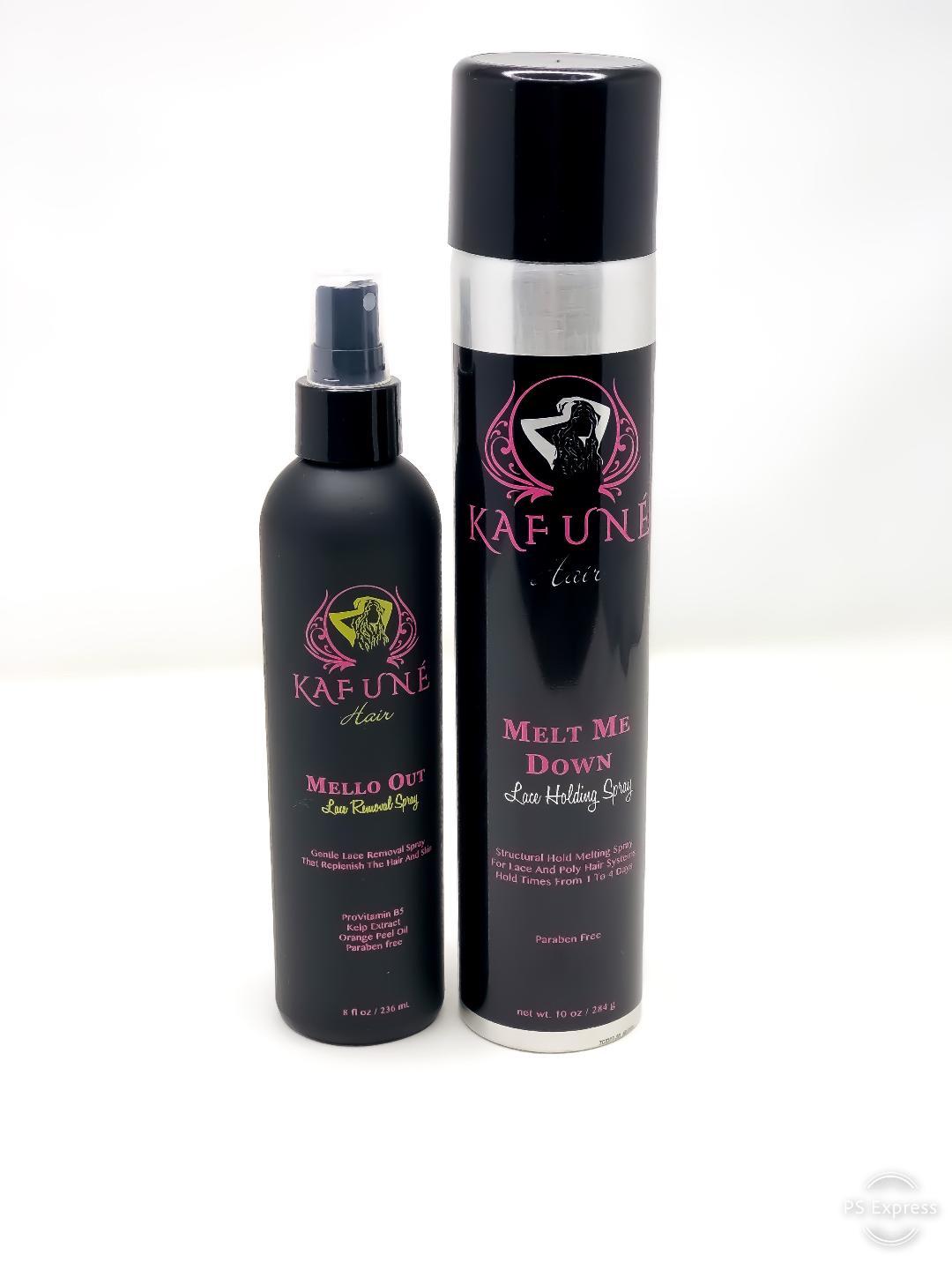 Melt me down & Mello Out spray Combo large size - Kafuné hair (Growing Upscale Hair LLC)