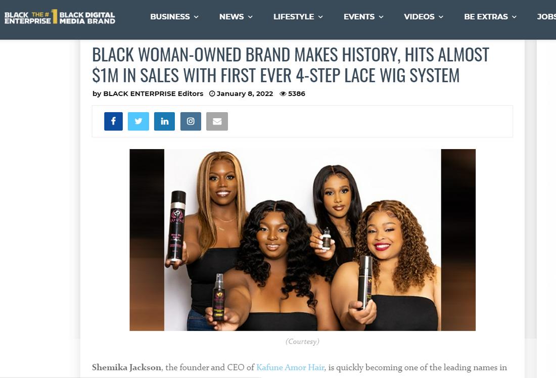 BLACK ENTERPRISE MENTION!