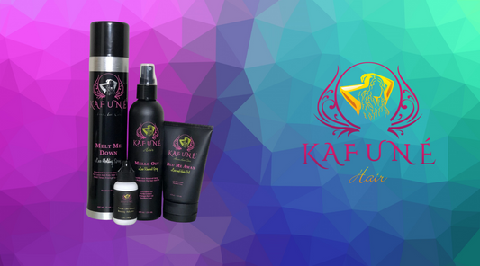 blu me away and melt me down spray - Kafuné hair (Growing Upscale Hair LLC)