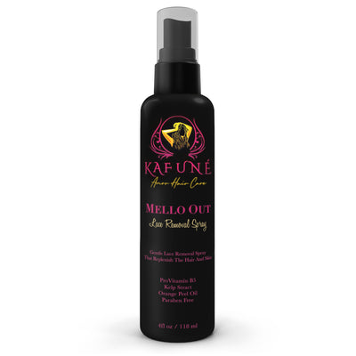 Edge Envy & Mello Out Removal Spray By Kafune Amor Hair Care - 2in1 Holding Mousse and Removal Spray for