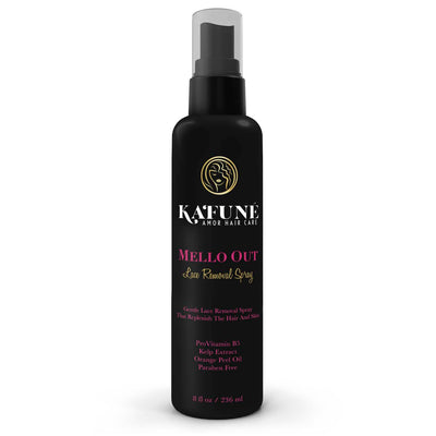 Edge Envy & Mello Out Removal Spray By Kafune Amor Hair Care - 2in1 Holding Mousse and Removal Spray for