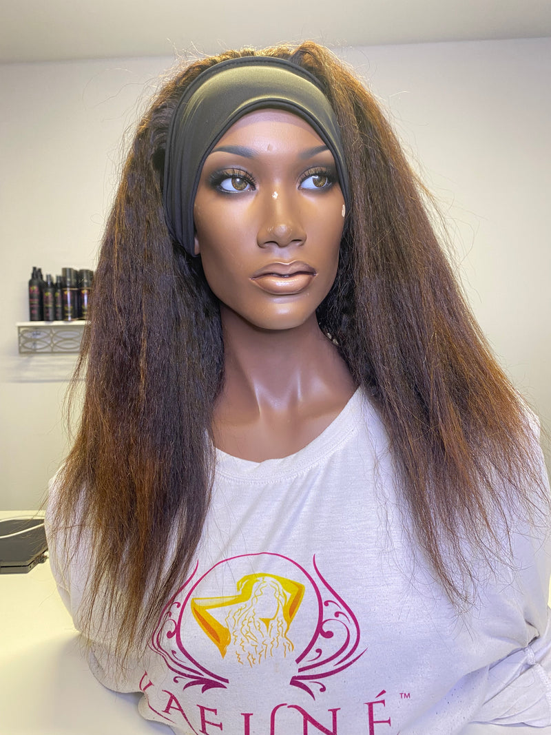 Taraji  Head band Wig - custom colored Available Next Business day shipping