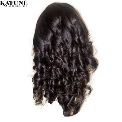 18" Jade custom cut Lace Wig Medium Cap - Kafuné hair (Growing Upscale Hair LLC)