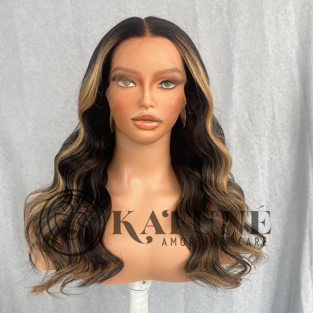 LaTasha 16" HD Lace 13x6 Ombre Hair Lace Front Wigs 100% Human Virgin Hair
