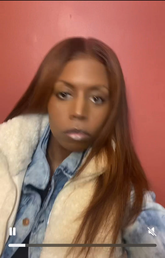 18” Used lace wig- Cambodian virgin straight hair