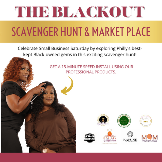 The Blackout Scavenger Hunt & Market Place: The Speed Install With Kafune Hair
