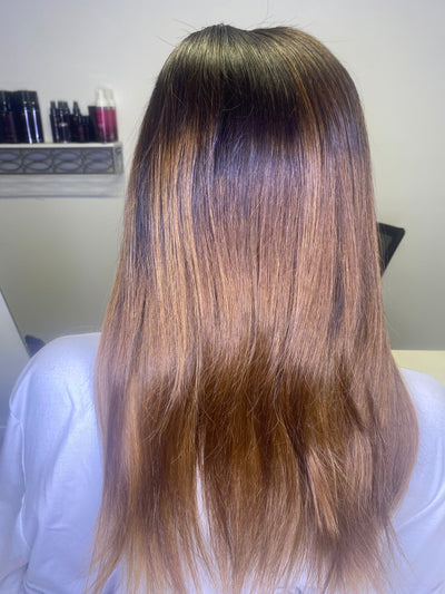 Lateena Custom Color Ombre Lace Wig