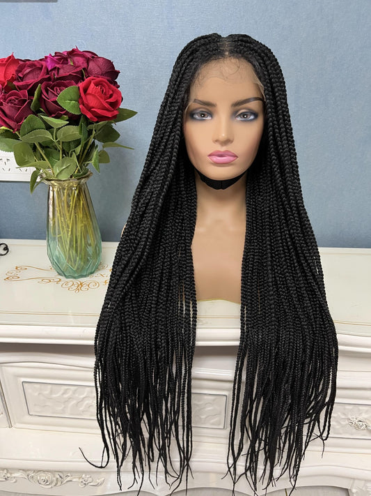 Patra Full Synthetic Box Braid Lace Wig