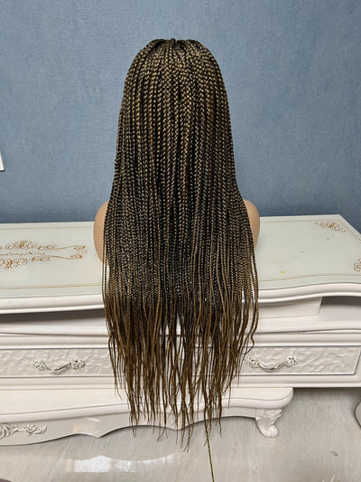 Patra in 1b/27 MIX Full Synthetic Box Braid Lace Wig