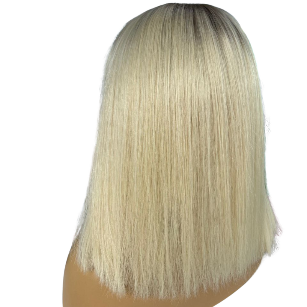 14" 13x6  Brit Bob Lace Front Wig Human Virgin Hair