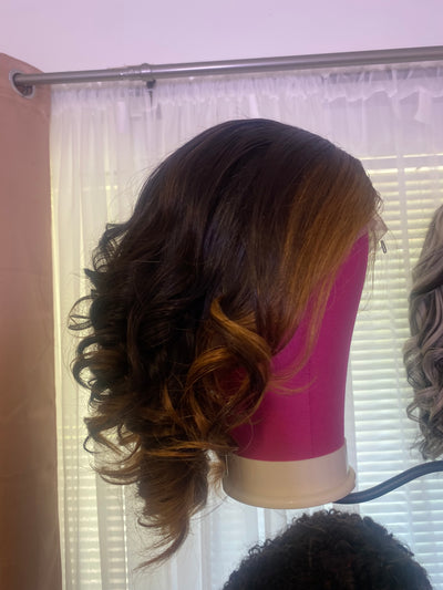 14' Custom Colored Nisha Lace Front Wig