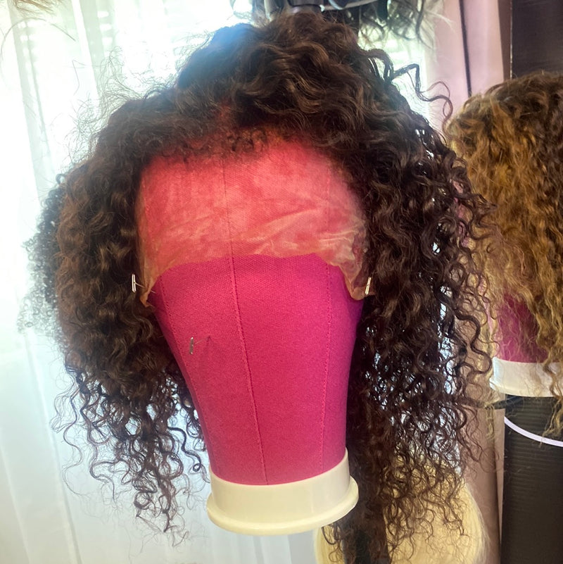 Custom Color Blackberry 14” Nina Full Lace Wig With Baby hair