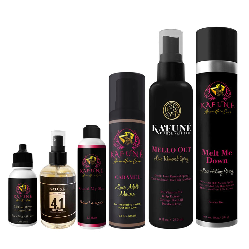 4 Step Lace Wig System- Waterproof Starter Kit (Large) - Kafuné hair (Growing Upscale Hair LLC)