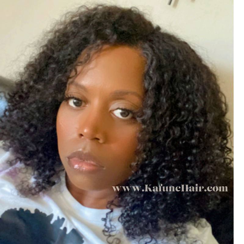 Nila Lace Front Wig- Raw Curly Virgin Indian Hair