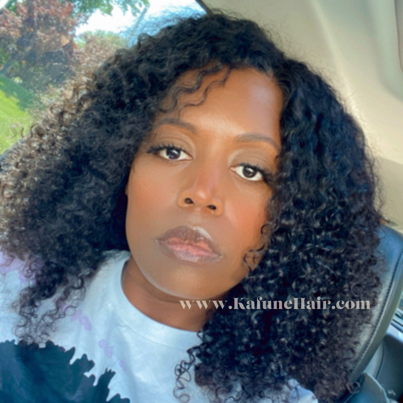 Nila Lace Front Wig- Raw Curly Virgin Indian Hair