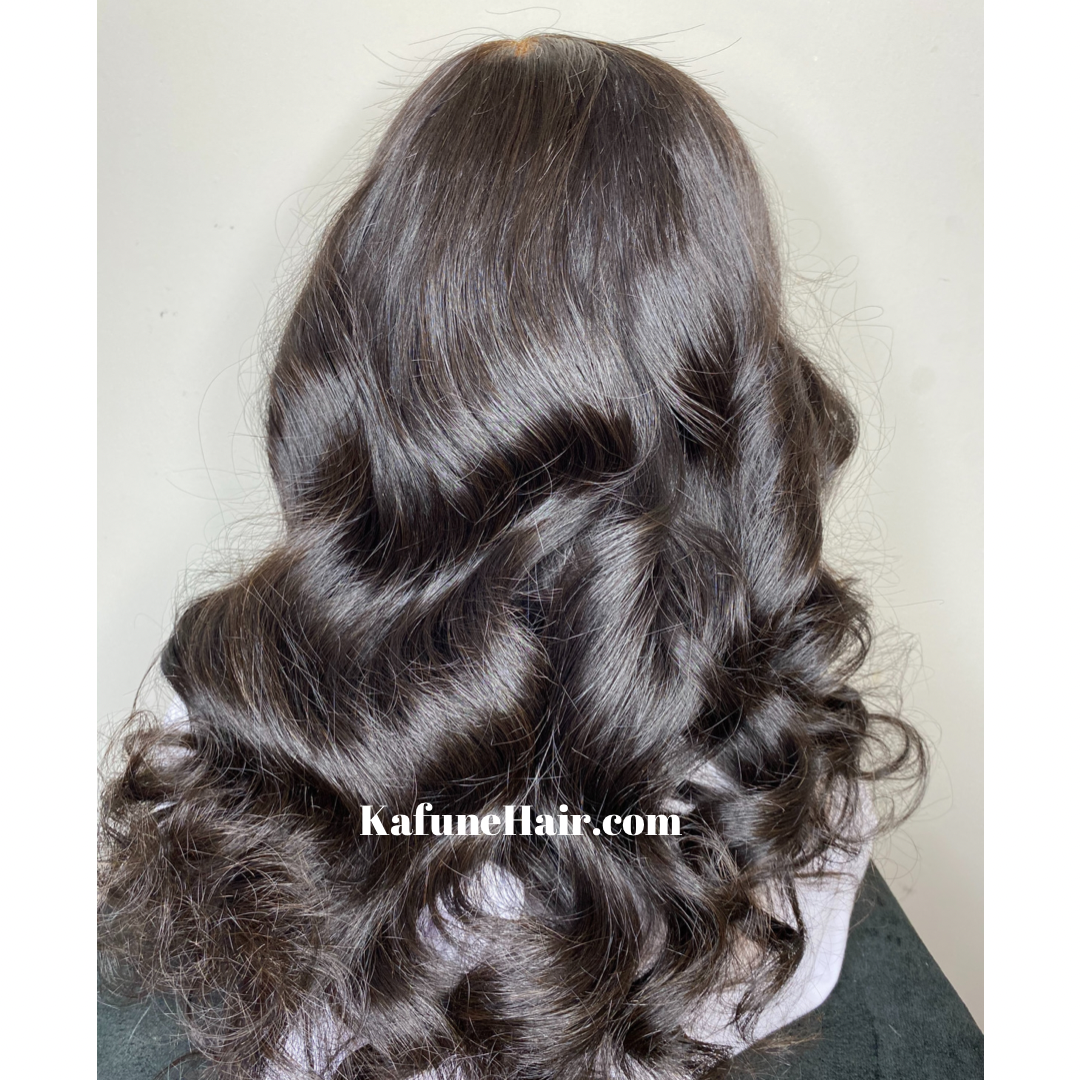 14' Natural Straight Lace Front Wig - Next Day Shipping - Kafuné hair (Growing Upscale Hair LLC)