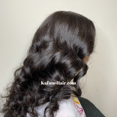 14' Natural Straight Lace Front Wig - Next Day Shipping - Kafuné hair (Growing Upscale Hair LLC)