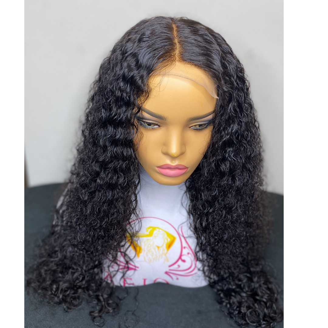 22" Deep Curly Closure Wig - Next Day Shipping - Kafuné hair (Growing Upscale Hair LLC)