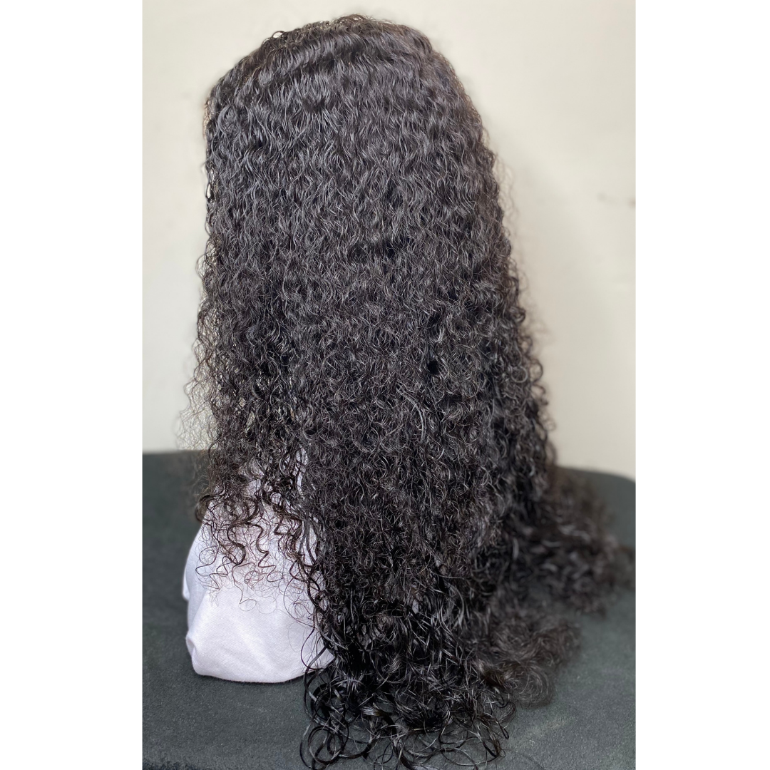 22" Deep Curly Closure Wig - Next Day Shipping - Kafuné hair (Growing Upscale Hair LLC)