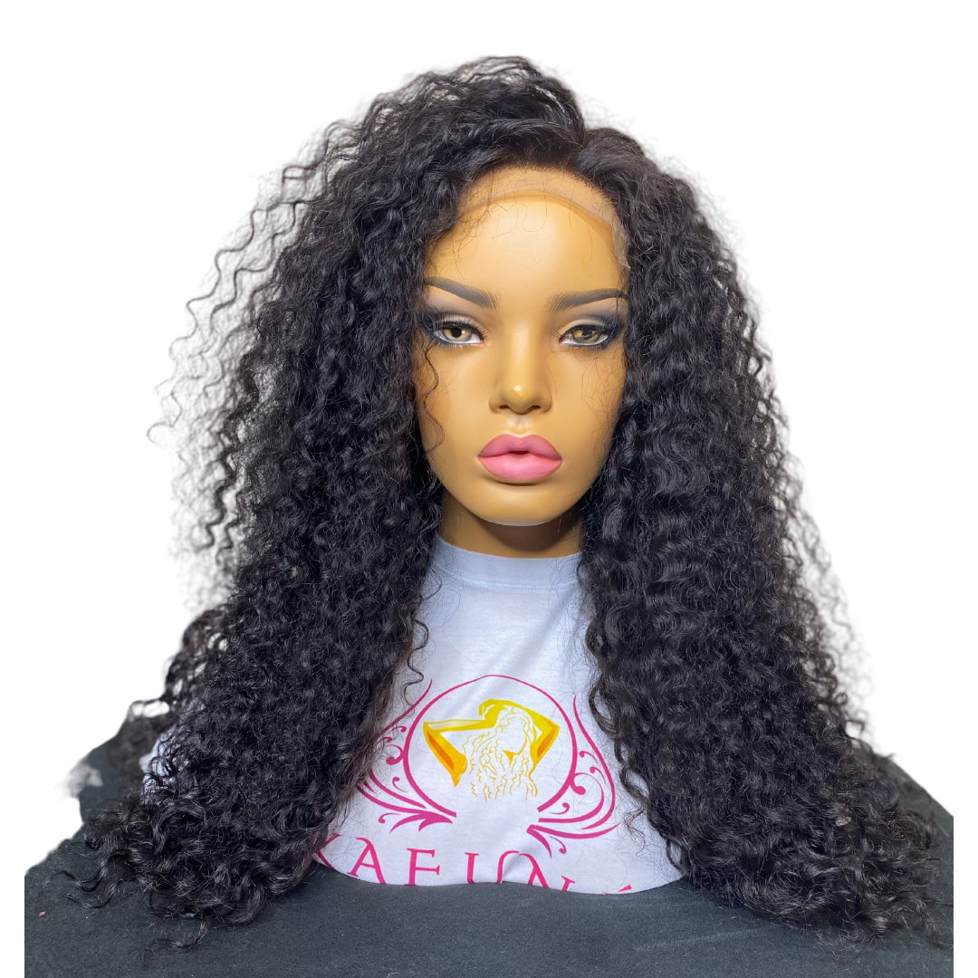 22" Deep Curly Closure Wig - Next Day Shipping - Kafuné hair (Growing Upscale Hair LLC)