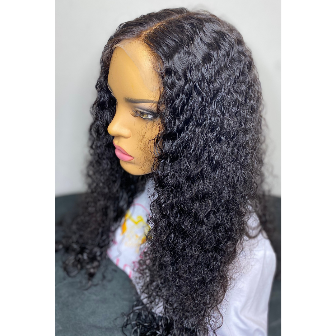 22" Deep Curly Closure Wig - Next Day Shipping - Kafuné hair (Growing Upscale Hair LLC)