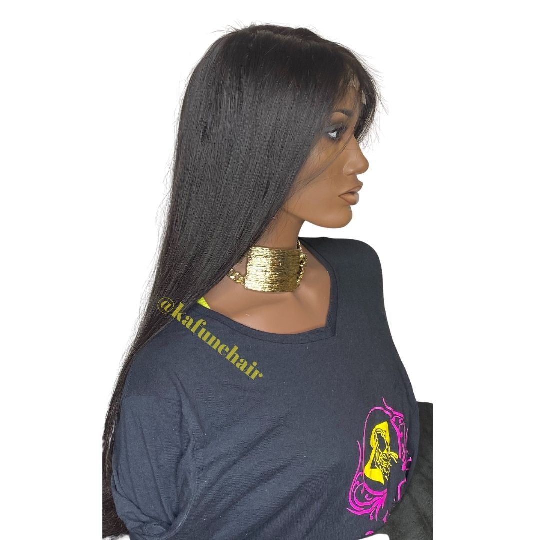 24" Natural Body Wave Closure Lace Wig - Next Day Shipping - Kafuné hair (Growing Upscale Hair LLC)