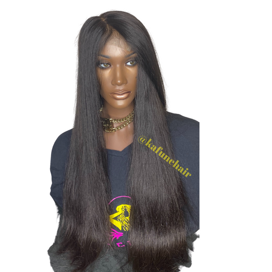 24" Natural Body Wave Closure Lace Wig - Next Day Shipping - Kafuné hair (Growing Upscale Hair LLC)