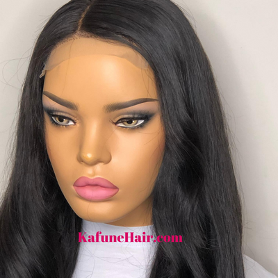 18" Closure HD Lace Wig Next Day Shipping Available - Kafuné hair (Growing Upscale Hair LLC)