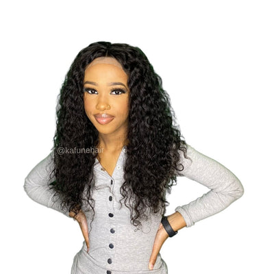 20" Deep Wavy & Curly Lace Front Wig-SMALL CAP - Kafuné hair (Growing Upscale Hair LLC)