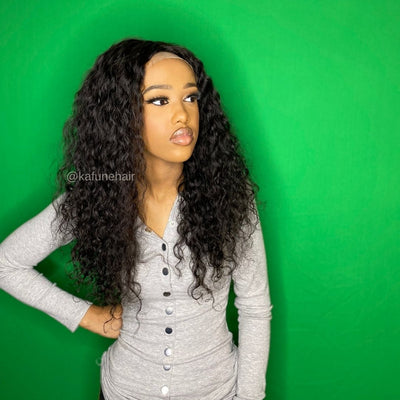 20" Deep Wavy & Curly Lace Front Wig-SMALL CAP - Kafuné hair (Growing Upscale Hair LLC)