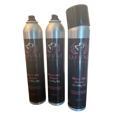Clearance -MISSING CAP  Melt Me Down Spray 10 oz bottles - Kafuné hair (Growing Upscale Hair LLC)