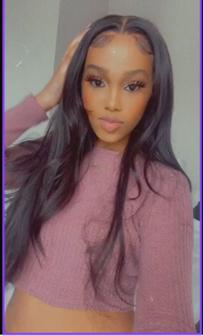 16" Nisha  Top Virgin Hair 13*4 Transparent 150% Density Lace Front Wig - Kafuné hair (Growing Upscale Hair LLC)