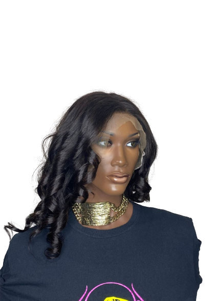 18" Nisha 13*6 HD Machine Premade 150% Density  Lace Front Wig - Kafuné hair (Growing Upscale Hair LLC)