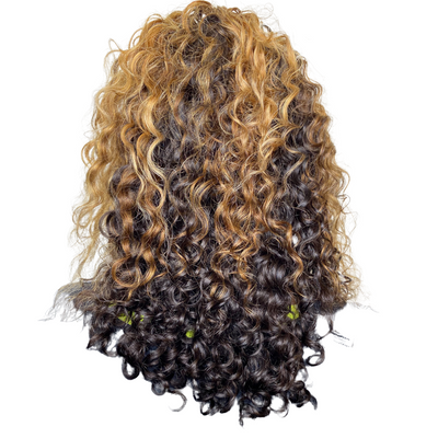 12" Deep Wave Custon Color 360 Full Lace Wig Medium Cap - Next Day Shipping Available - Kafuné hair (Growing Upscale Hair LLC)