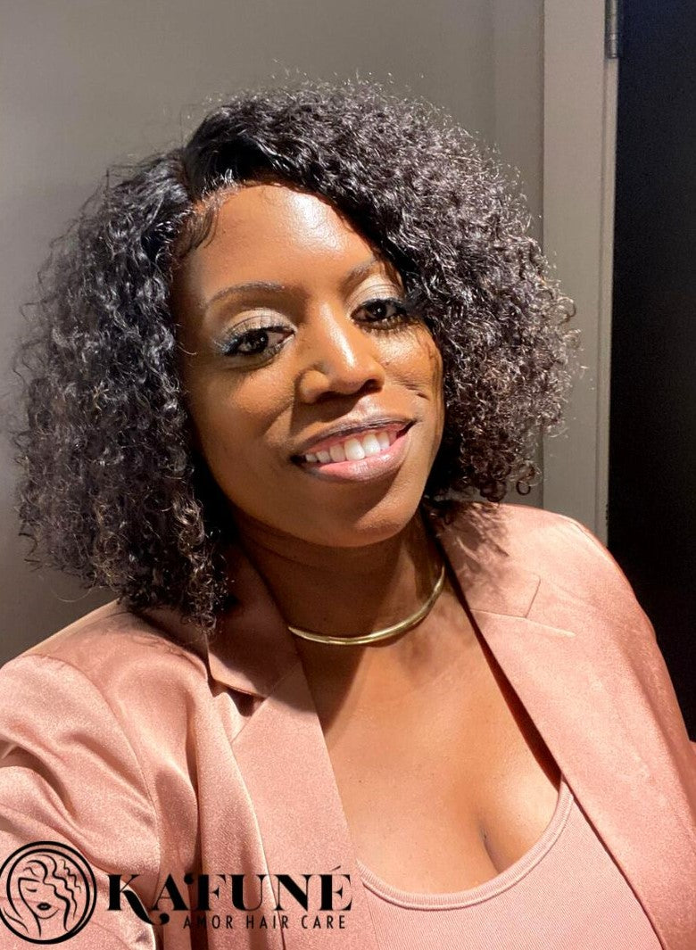 10" Lauren 13*4 Bob Wig Lace Front Wig 120% Density - Kafuné hair (Growing Upscale Hair LLC)