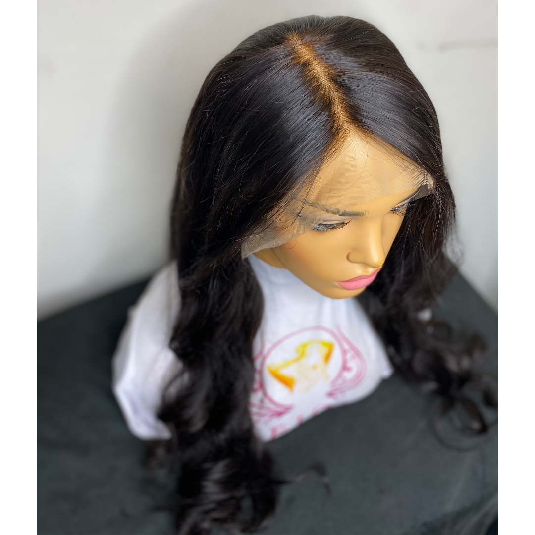 22" Natural Body Wave Lace Front Wig - Next Day Shipping - Kafuné hair (Growing Upscale Hair LLC)