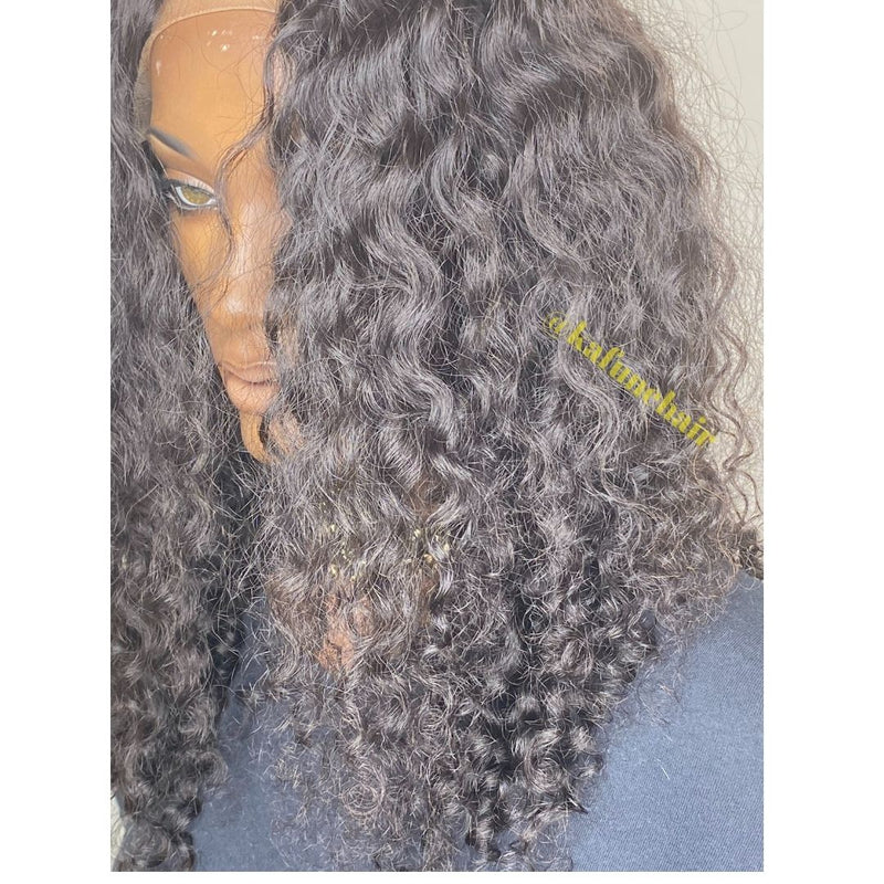 18” Deep Curly Closure Wig- Next Day Shipping available - Kafuné hair (Growing Upscale Hair LLC)